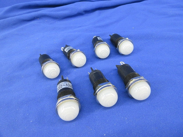 小型表示灯(白)AC200/220V(7個入) 型番不明