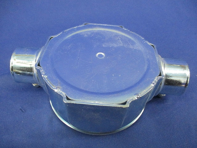丸型露出ボックス (鋼板製)2方出 呼びE25(2個入) DS66251K