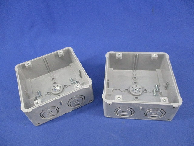 埋込四角アウトレットボックス(2個入)(ネジ2本不足) CDO-5B