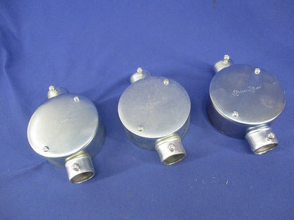 ねじなし丸型露出ボックス(3個入) NM25SS