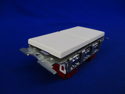 表紙灯無しスイッチ3路(ピュアホワイト)15A/300V WJ-3