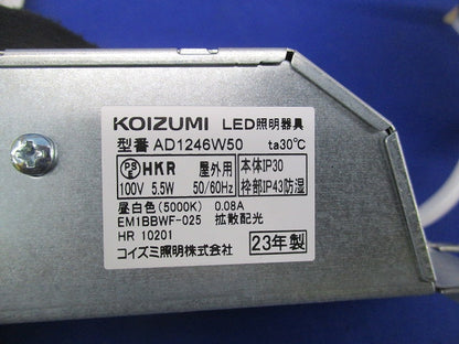 LEDダウンライト(昼白色)φ75 AD1246W50