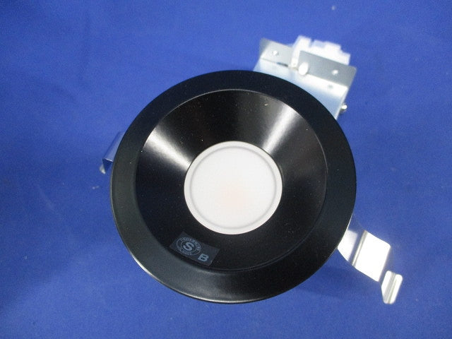 LEDダウンライトφ75(電球色)(黒) DDL-8789YB