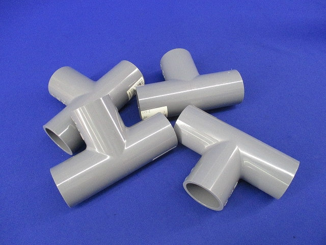 配管用継手VPチーズ30mm(4個入)キズ汚れ有 30