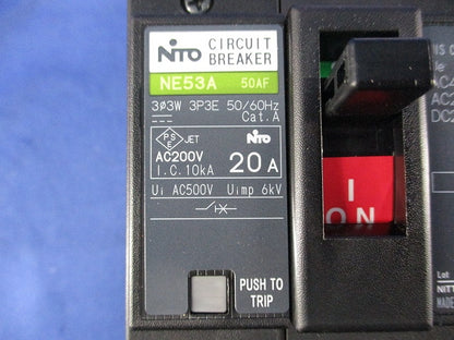 サーキットブレーカ3P3E20A NE53A