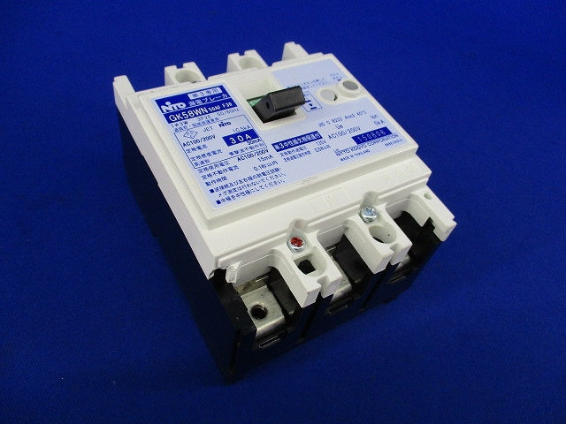 漏電ブレーカ3P2E30A GK58WN
