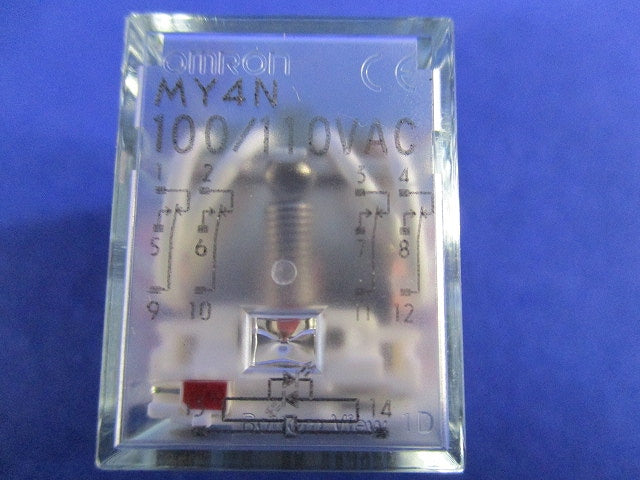ミニパワーリレー 100/110VAC(2個入) MY4N100/110VAC