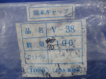 端末キャップ・絶縁キャップセット(混在260個入) V-38他