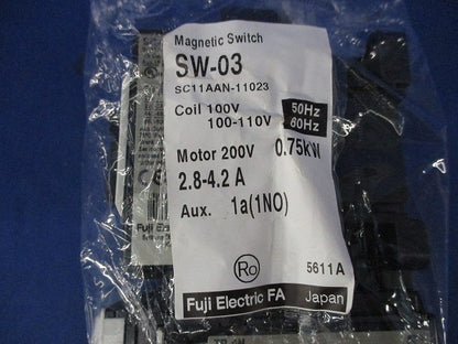 電磁開閉器100V SW-03