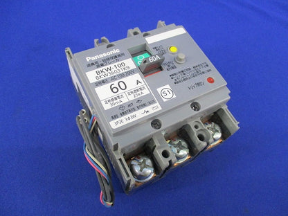 漏電ブレーカ3P3E60A BKW-100