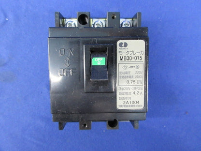モータブレーカ3P3E4.2A(ジャンク品) MB30-075