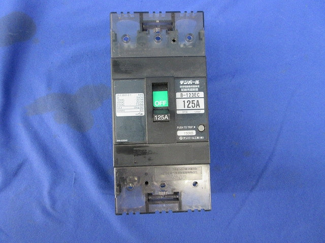 配線用遮断器3P3E125A B-123EC