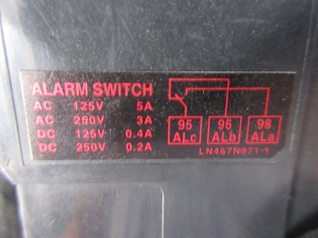 漏電ブレーカー3P3E60A(ジャンク品) NV100-KC