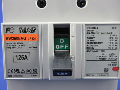 オートブレーカ3P125A BW250EAG