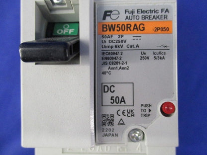オートブレーカ2P50A BW50RAG-2P050
