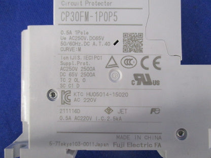サーキットプロテクタ1P0.5A CP30FM-1P0P5