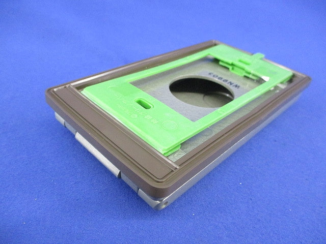 金属防滴φ35コンセントプレート National WN9903