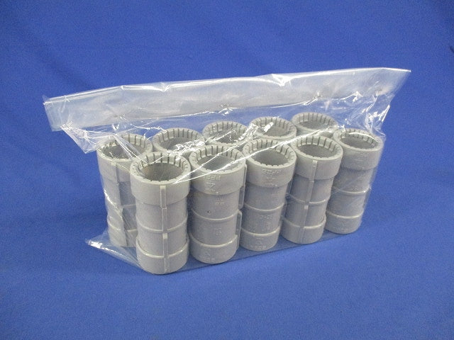 カップリング(PF管用)(Gタイプ)(10個入)(グレー) MFSC-28G