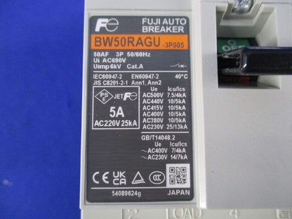 オートブレーカ3P5A BW50RAGU-3P005