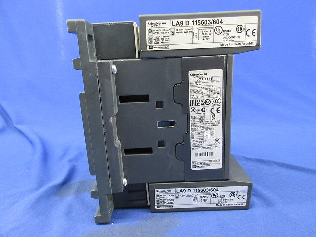 端子台×2・電磁接触器セット LA9D115603/604+LC1D115