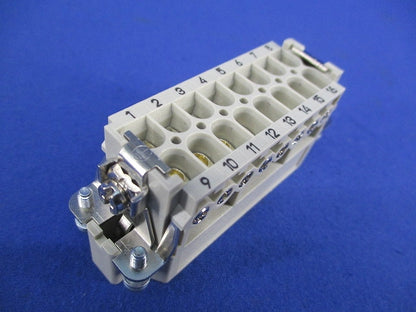 角形コネクタ用インサート Han 16A-STI-S