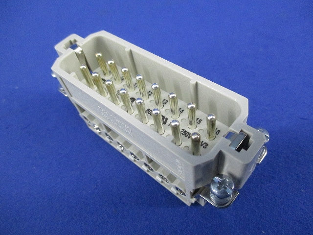 角形コネクタ用インサート Han 16A-STI-S
