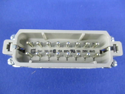 角形コネクタ用インサート Han 16A-STI-S