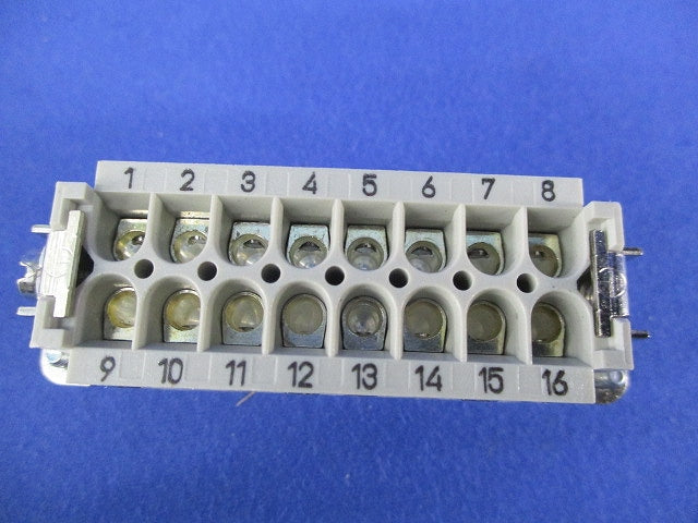 角形コネクタ用インサート Han 16A-STI-S