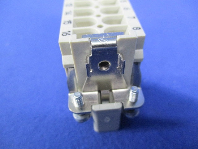 角形コネクタ用インサート Han 16A-STI-S