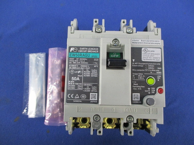 漏電遮断器３P50A EW50RAGU