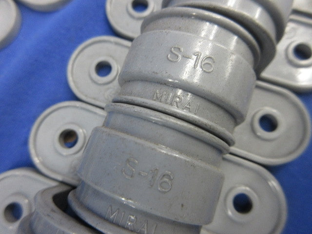 両サドル(61個入)グレー S-16