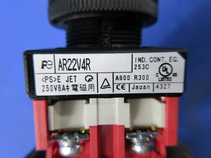 非常停止用押しボタンスイッチ(赤) AR22V4R-22R