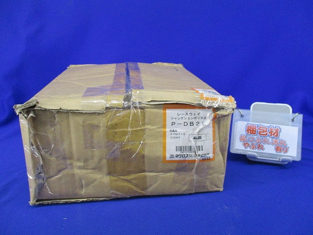 レースウェイジャンクションボックス／L形二方出(6個入) P-DB2L