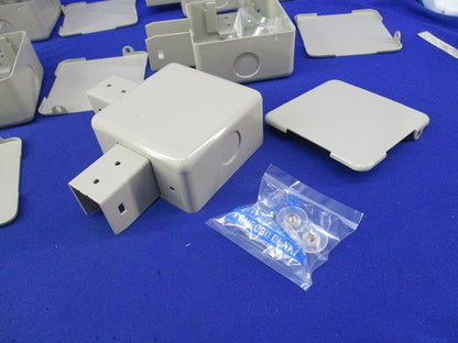 レースウェイジャンクションボックス／L形二方出(6個入) P-DB2L