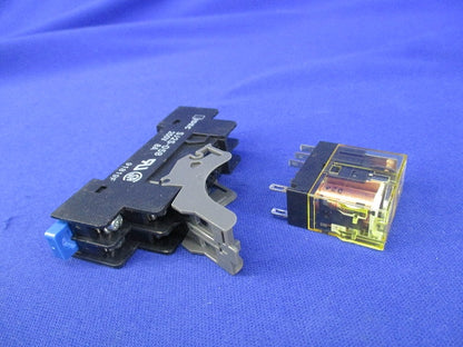 スリムパワーリレー・リレーソケットセット(2セット入) RJ2S-CL-D24+SJ2S-05B