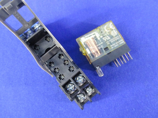 スリムパワーリレー・リレーソケットセット(2セット入) RJ2S-CL-D24+SJ2S-05B