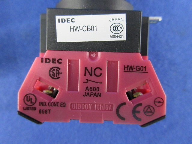 φ22押ボタン イエロー HW1B-M201Y