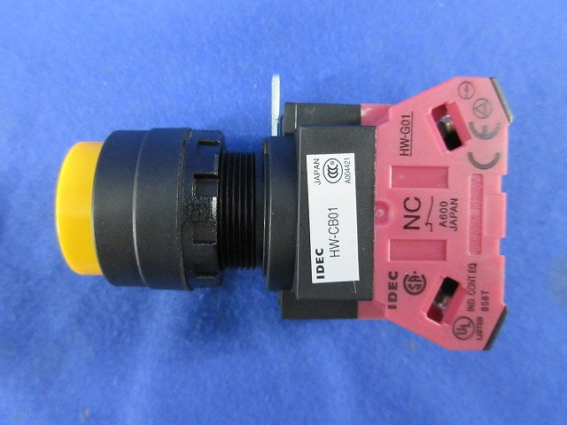 φ22押ボタン イエロー HW1B-M201Y