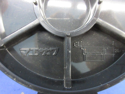バルブボックス(樹脂製・蝶番式・φ100)(3個入)黒 SSV100B