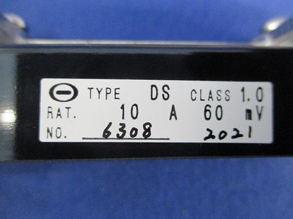 直流用分流器10A60mV(シャント抵抗)(2個入) DS