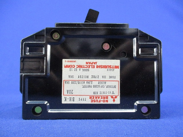 ノーヒューズブレーカ 1P20A(ジャンク品) BH-K