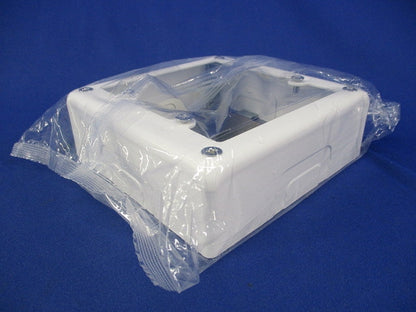 2コ用スイッチボックス片側(ホワイト)(新品未開封) DZB282W