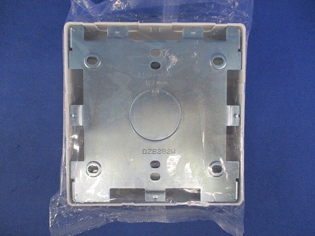 2コ用スイッチボックス片側(ホワイト)(新品未開封) DZB282W