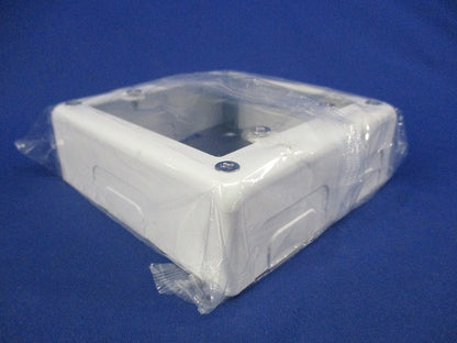 2コ用スイッチボックス片側(ミルキーホワイト) DZB282W