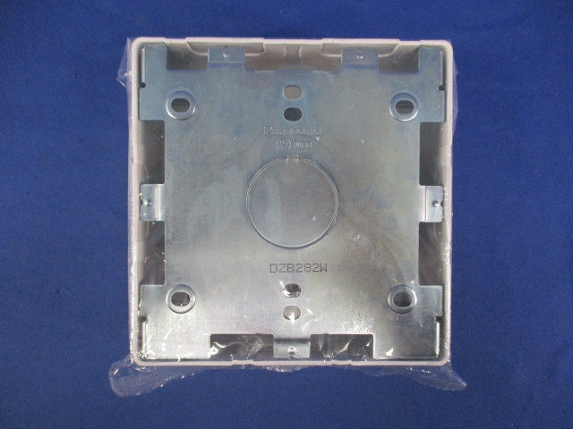 2コ用スイッチボックス片側(ミルキーホワイト) DZB282W