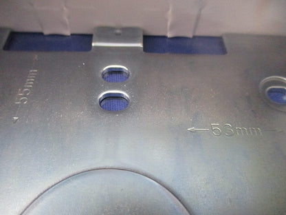 2コ用スイッチボックス片側(ミルキーホワイト) DZB282W