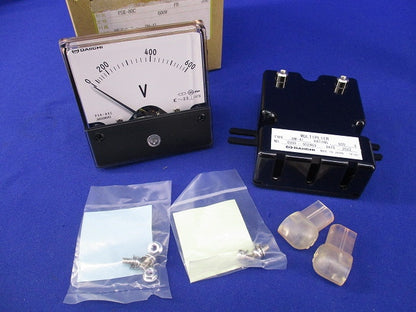 角形指示計器 交流電圧計 600V PSK-80C