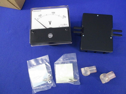 角形指示計器 交流電圧計 600V PSK-80C