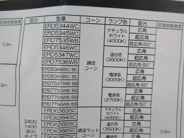 ベースダウンライト本体 ERD7536WB