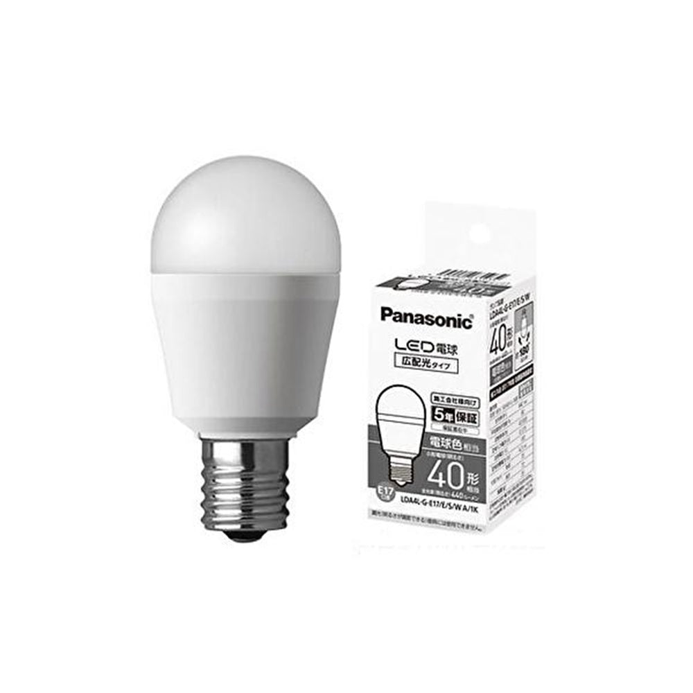 LED電球 40形相当 電球色 E17 広配光タイプ LDA4L-G-E17/E/S/WA/1K